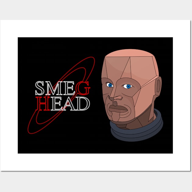 Kryten Smeg Head Wall Art by Stupiditee